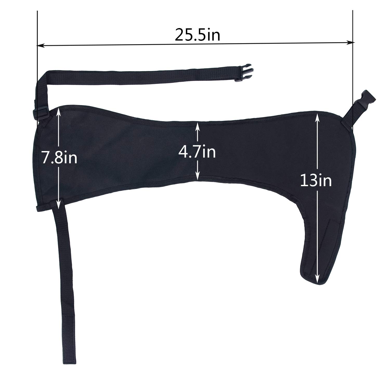 Yabcany Shoulder Pads, Protective Shooting Pad with Adjustable Strap,for Outdoor Sports Range and Hunting (Black)