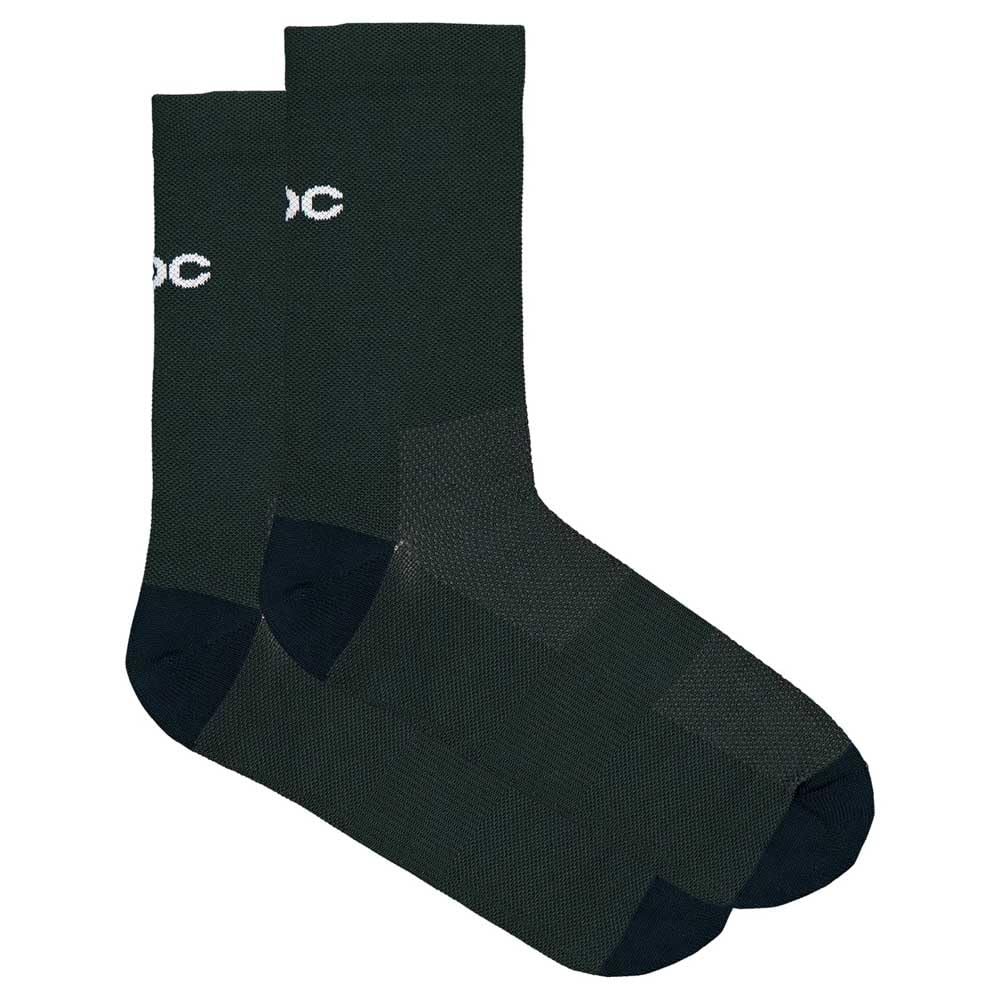 POC Cadence Road Sock – cycling socks for road cycling with breathable air mesh, targeted midfoot support, flat toe seam, waffle knit comfort