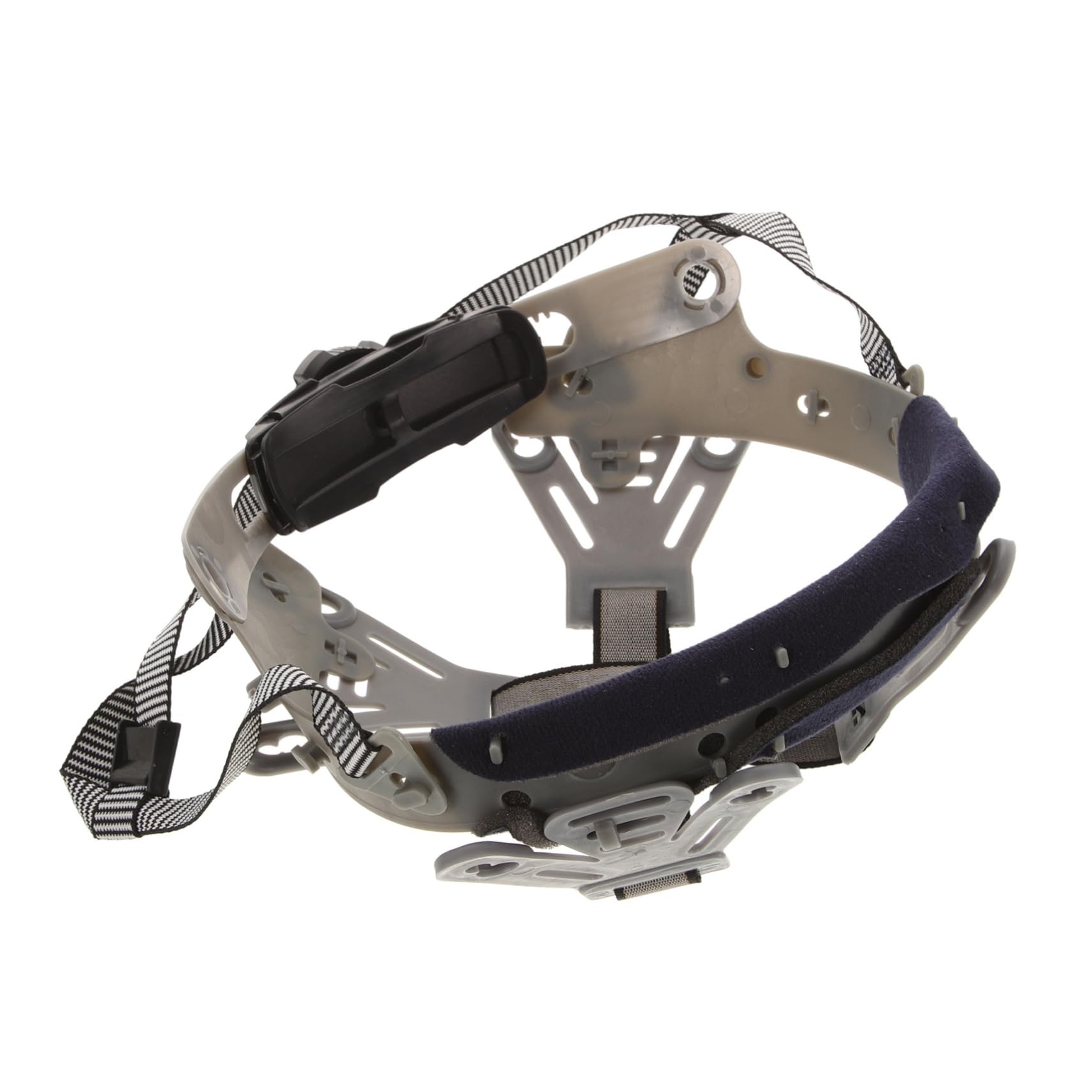 POPETPOP Forro del Casco Barbilla de Casco Universal Casco de construccion Duro suspensión de Casco de Repuesto Reemplazo de suspensión de Casco para Hombres. Tela Grey