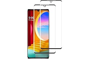 LCTONG LG Velvet Screen Protector, 3D Curved, 9H Hardness, Anti-Scratch