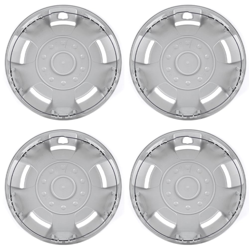 14 Inch Wheel Trims Hub Caps Wheel Covers Silver Deep Dish Set of 4 14 Inch Wheel Trims Hub Caps Wheel Covers Silver Deep Dish Set of 4