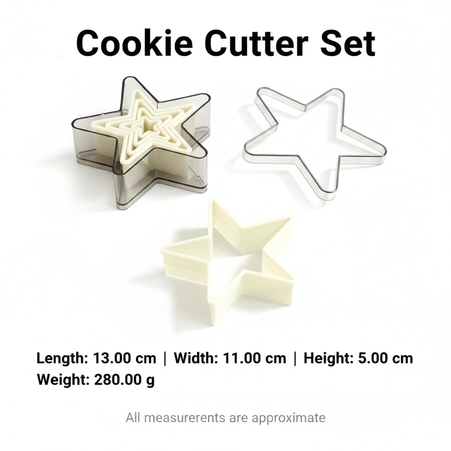 Formine per Biscotti, Set of 5