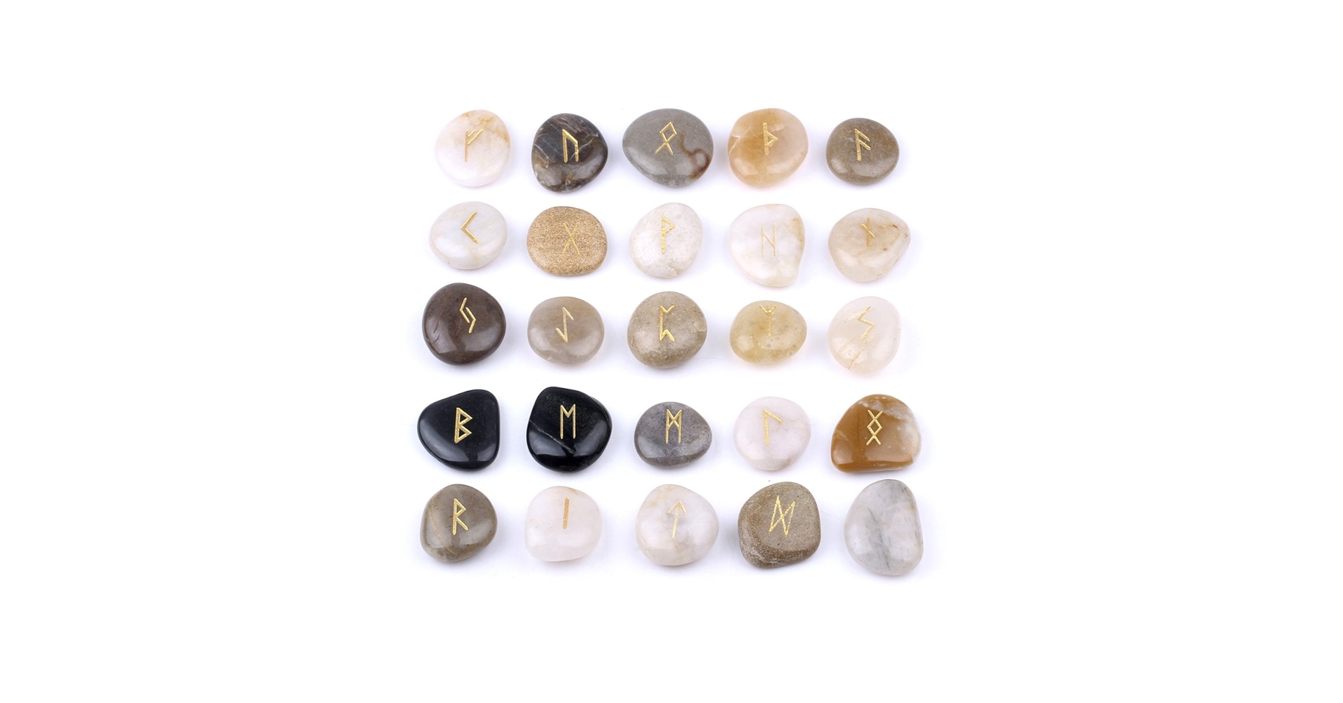Runa Amazon.com: ZAICUS Amethyst Rune Stones Set with Engraved