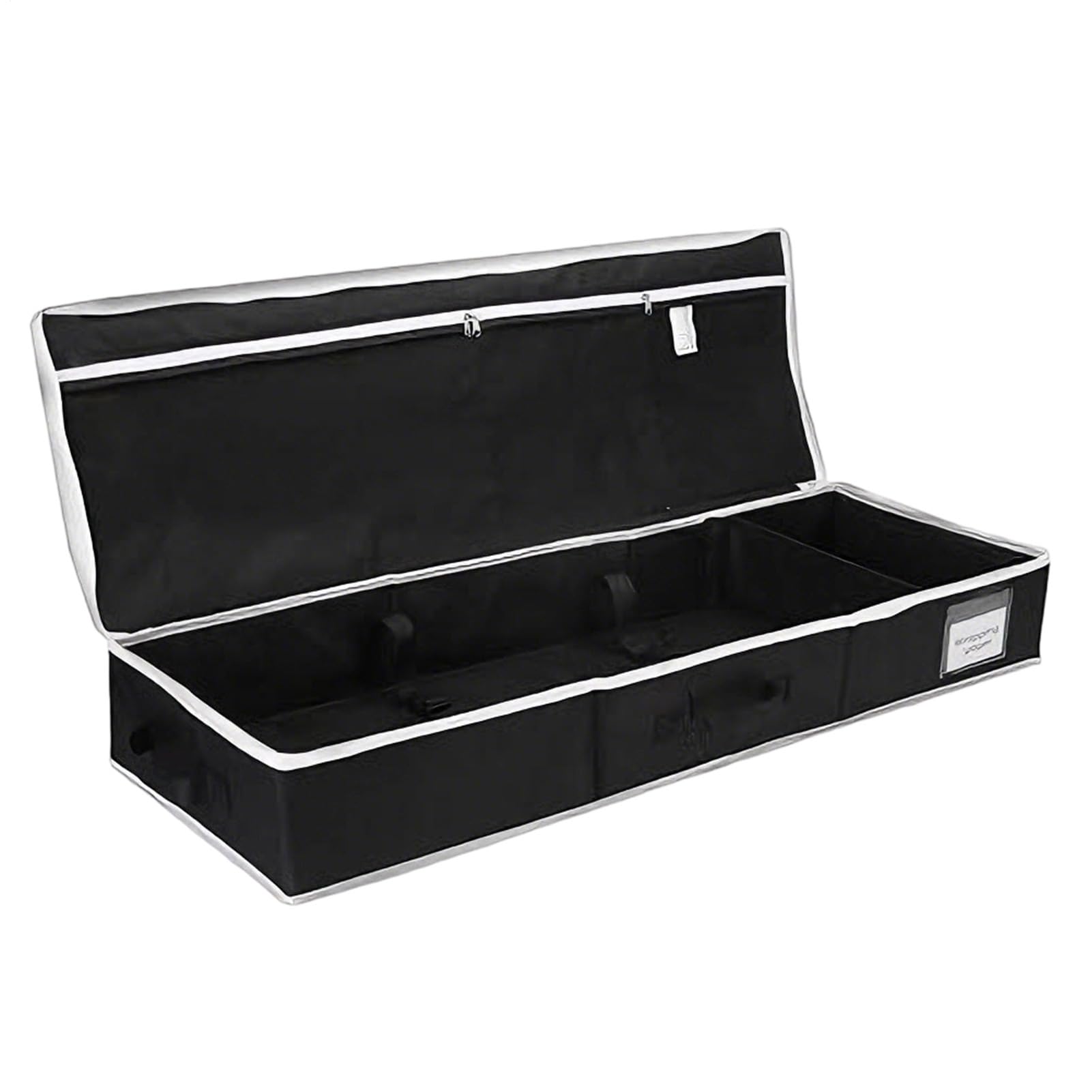 Organizador de papel de regalo bajo cama en tela Oxford con asas para lazos