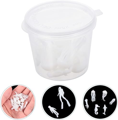 Miniatura 7 de Didiseaon Moldes de silicona Mini animales marinos rellenos de resina 3D de vida marina moldes de resina epoxi modelos de llenado para manualidades,