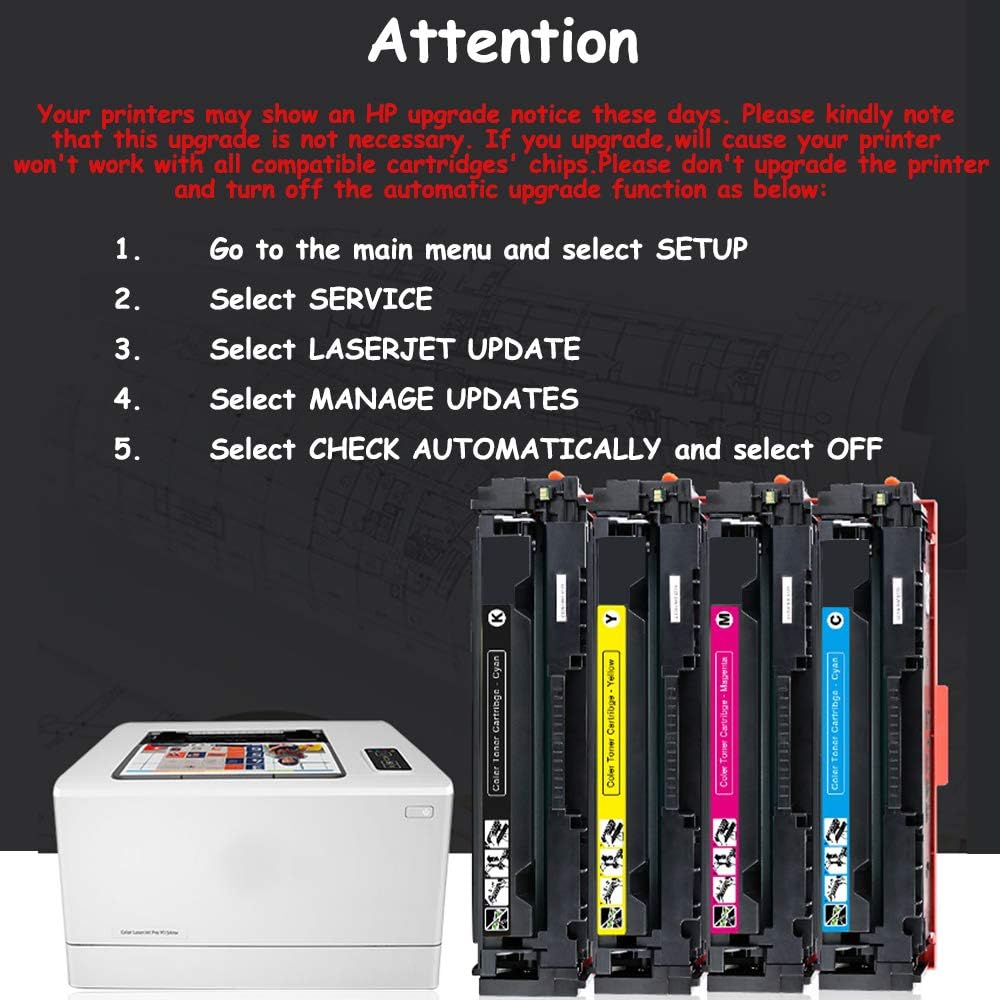 ❤ Crаzу Dеаlѕ HiServicer Compatible Toner Cartridge Replacement for HP 204A CF510A CF511A CF512A CF513A Color Toner for MFP M180n M180nw M181 M181fw M154a M154nw Color Laserjet (4-Pack) Uр Tо 40% оƒƒ HiServicer Compatible Toner Cartridge Replacement for HP 204A CF510A CF511A CF512A CF513A Color Toner for MFP M180n M180nw M181 M181fw M154a M154nw Color Laserjet (4-Pack)