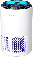 AROEVE Purificadores de ar para casa, HEPA purificadores de ar para purificadores de ar para fumaça pólen caspa cheiro de cabelo purificador de ar portátil com modo de sono controle
