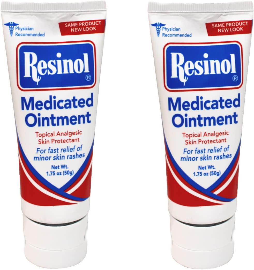 Resinol Medicated Ointment 1.75 oz Tube, Pack of 2