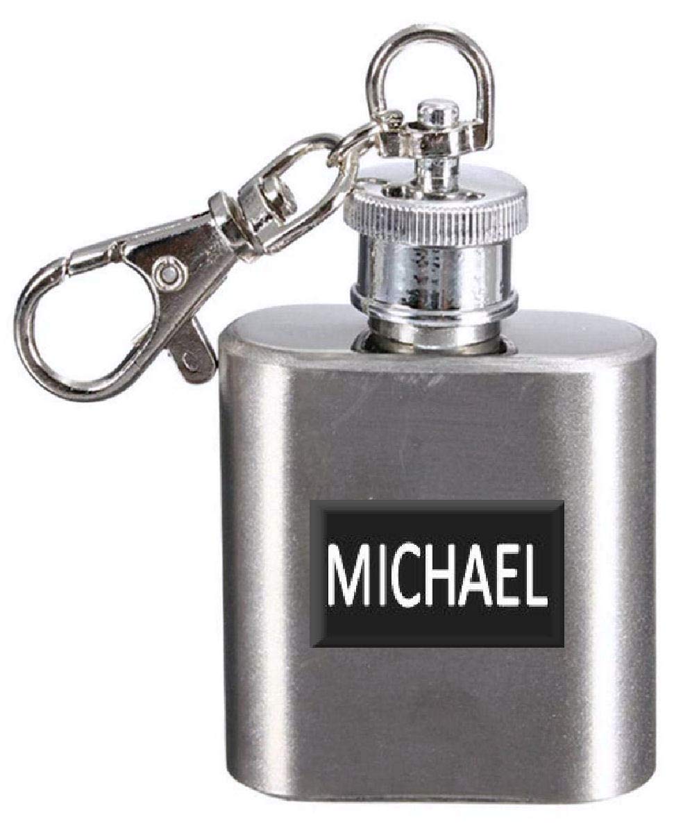 Flasque personnalisable avec nom de Michael cadeau unique gravé en inox