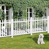FLORALEAF Vinyl Picket Fence