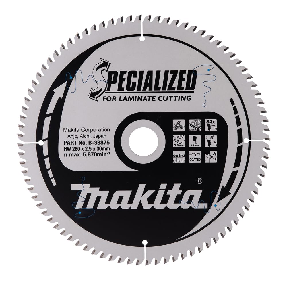 Makita B-33875 Lama Sega Circolare Specialized 260x30mm 84T Laminato