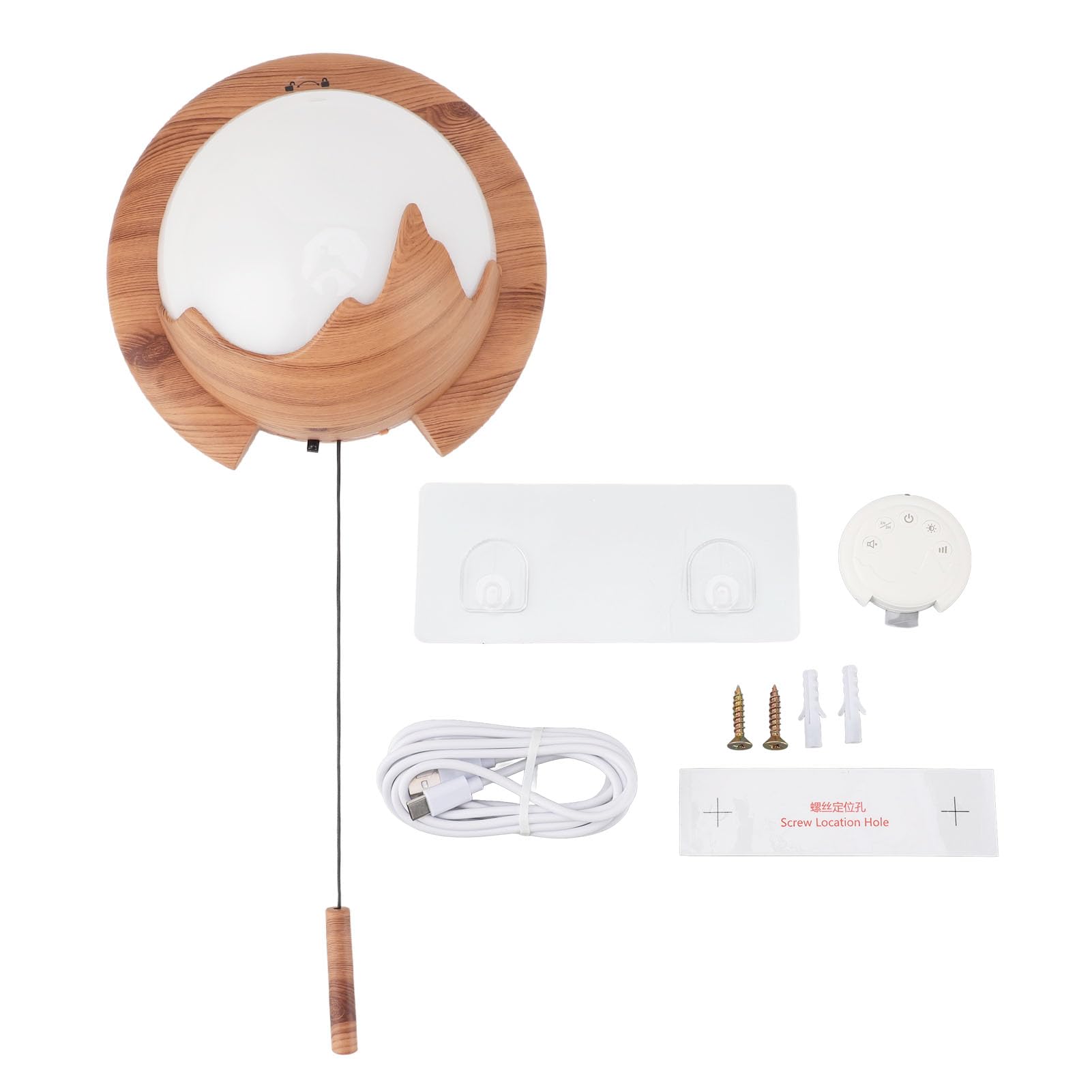 Difusor, LED para Colgar en la Pared Difusor Automático de Aromaterapia Montado en la Pared con Control Remoto Difusor de Aceites Esenciales para Baño 3 Modos de Iluminación