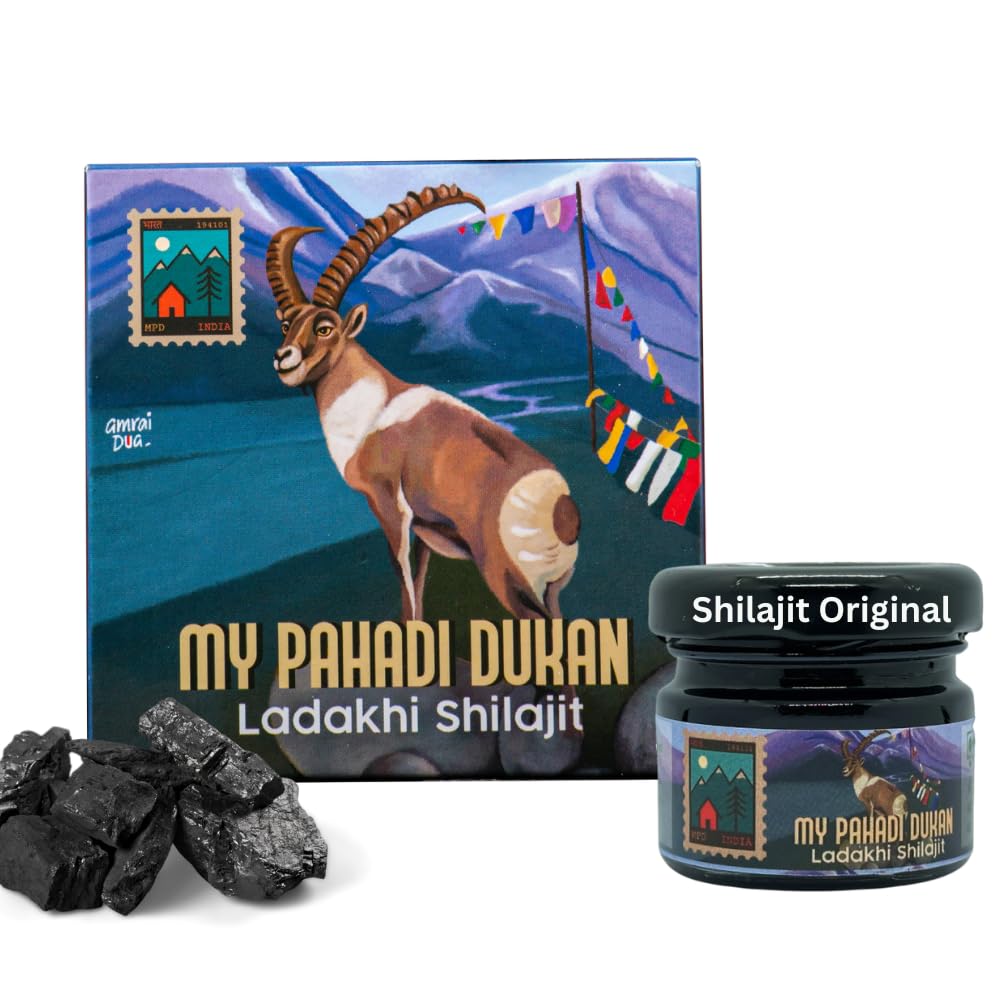 MY PAHADI DUKAN 100% Pure Ladakhi Shilajit 10g | Authentic Himalayan Shilajit for Enhanced Stamina, Strength & Endurance | Natural Energy & Immunity Booster | Lab-Tested Quality (B0CP524VC3) Amazon Price History, Amazon Price Tracker