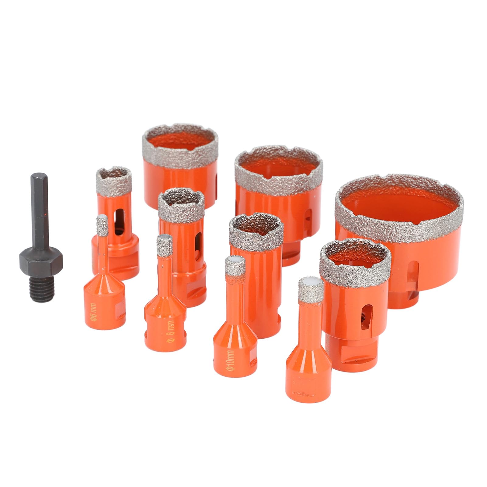 ANGGREK Zestaw Otwornic, 11-częściowy Diament do Płytek Ceramicznych i Marmuru, Adapter M14, Wysoka wydajność dla Majsterkowiczów i Profesjonalistów