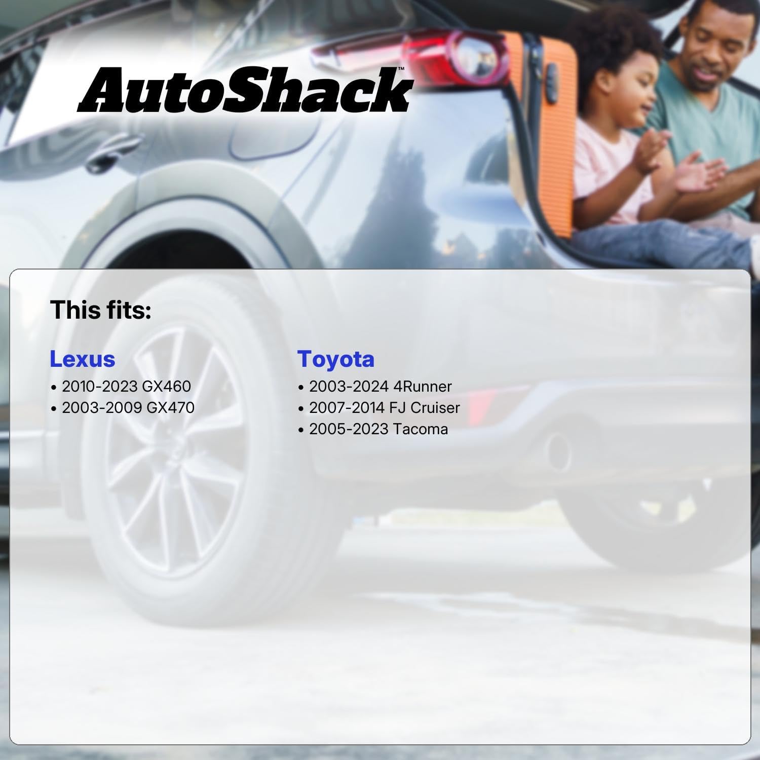 AutoShack Front Wheel Hub Bearing Assembly Left or Right with ABS Replacement for 2005-2023 Toyota Tacoma 2003-2024 Toyota 4Runner 2010-2023 Lexus GX460 2003-2009 Lexus GX470 1-PC