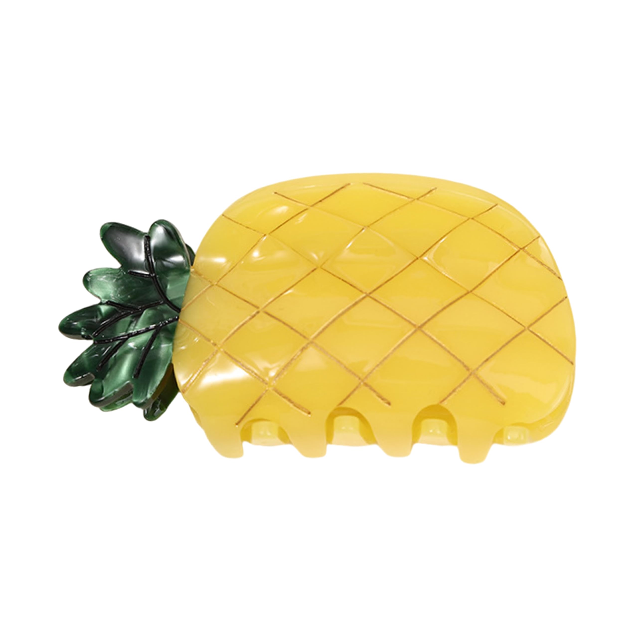 Generic Pineapple Hair Clip, Small Claw Clip for Women, Acetate Hair Clip, Single Pack