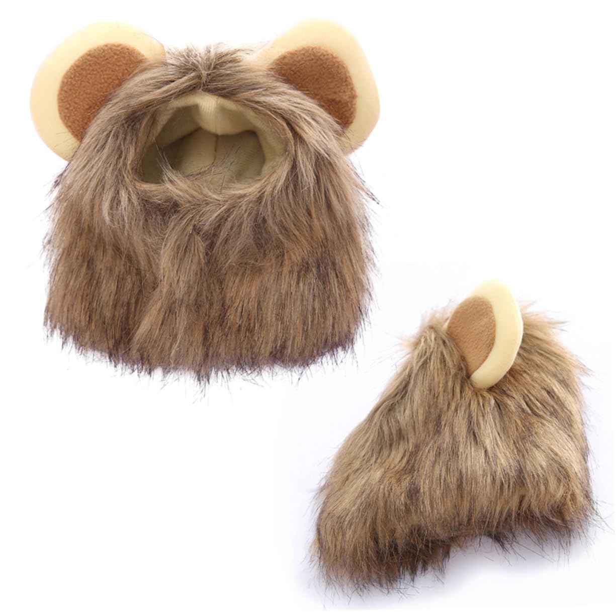 BESPORTBLE Costume Da Per Animali Domestici Da 3 Pezzi Con Parrucca Da Leone E Cappello Di Small Cat Dog Costumes Per Passeggiate Quotidiane Ed Eventi Del Fine Settimana