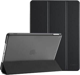 ProCase for iPad 10.2 Case iPad 9th Generation 2021/ iPad 8th Generation 2020/ iPad 7th Generation 2019 Case, iPad Cover 9th Generation Slim Hard Back Smart Cover for 10.2 iPad Case -Shadowblack