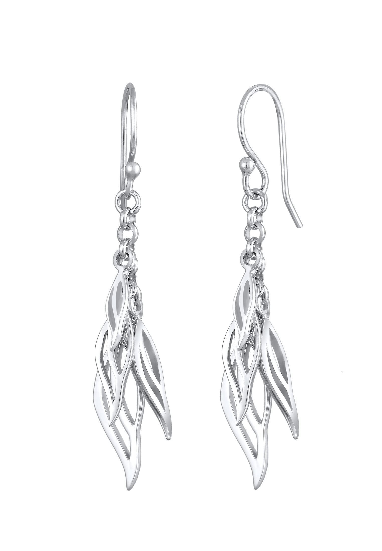 Elli Leaf Women Silver Dangle and Drop Earrings 0311480211