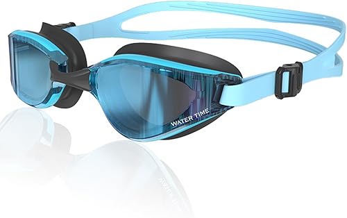 Miniatura 12 de Swipe - Gafas de natación para hombres y mujeres adultos, 100% antivaho anti UV, sin fugas, visión transparente, máxima comodidad, doble correa