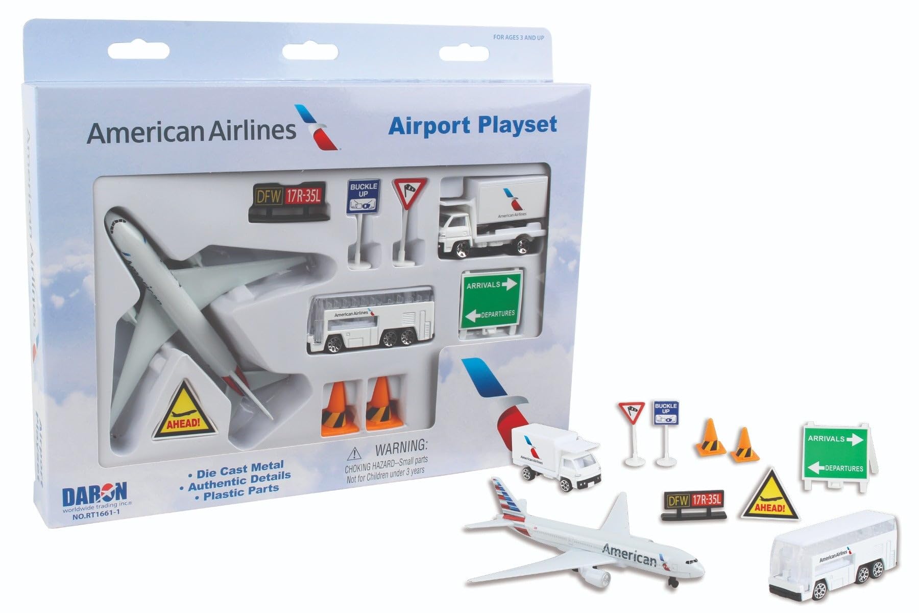 Daron Airline Play Sets American,for Kid,multicolor