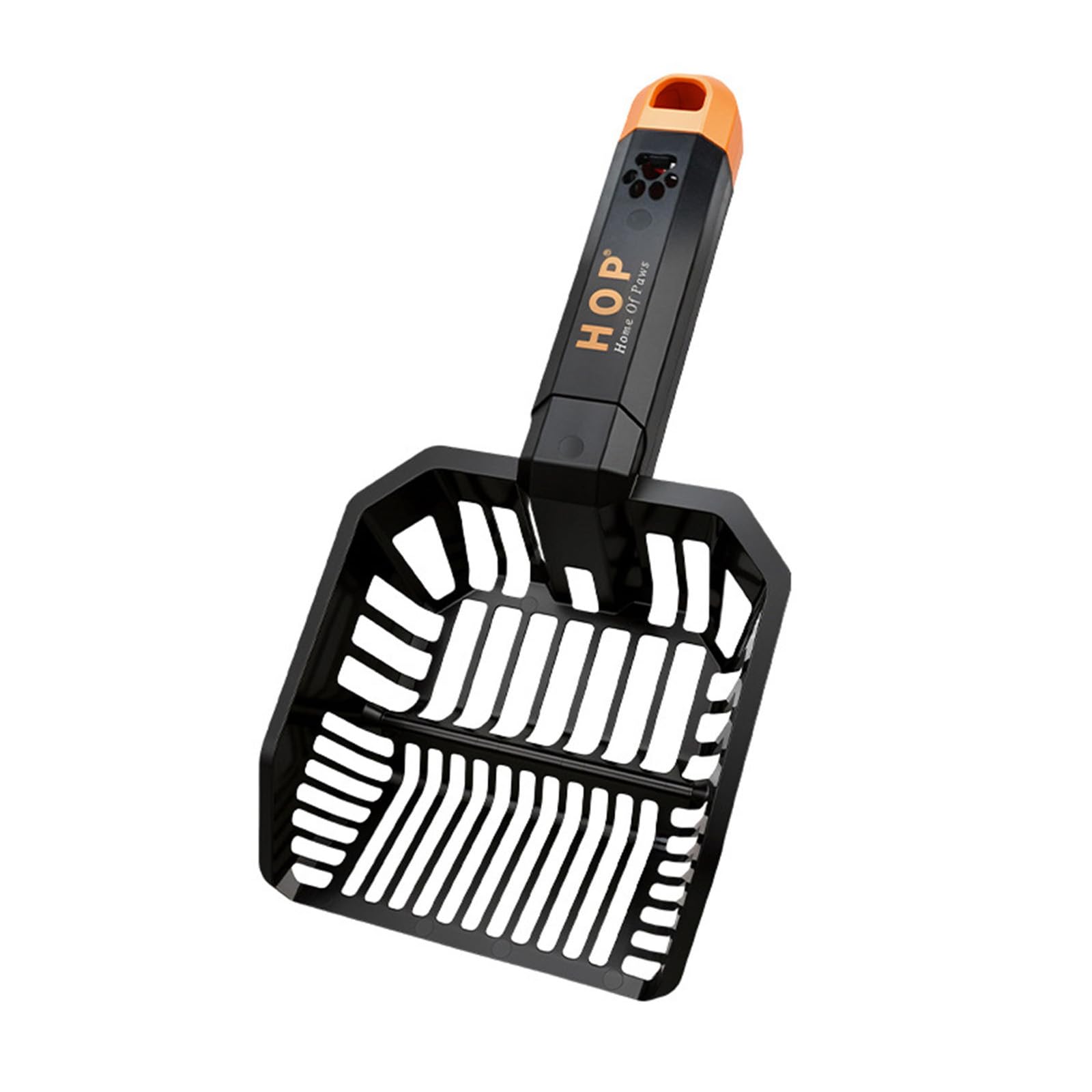 PANGBOER Hollowed Plastomer Pet Litter Scooper Ergonomic Grip Poop Scooper for Clean and Enhanced Convenience Puss Sand Spoon