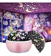 Einhorn Geschenke für Mädchen 3-10 Jahre, Einhorn Nachtlicht Kinder Geschenk Mädchen 3 4 5 6 7 8 ...