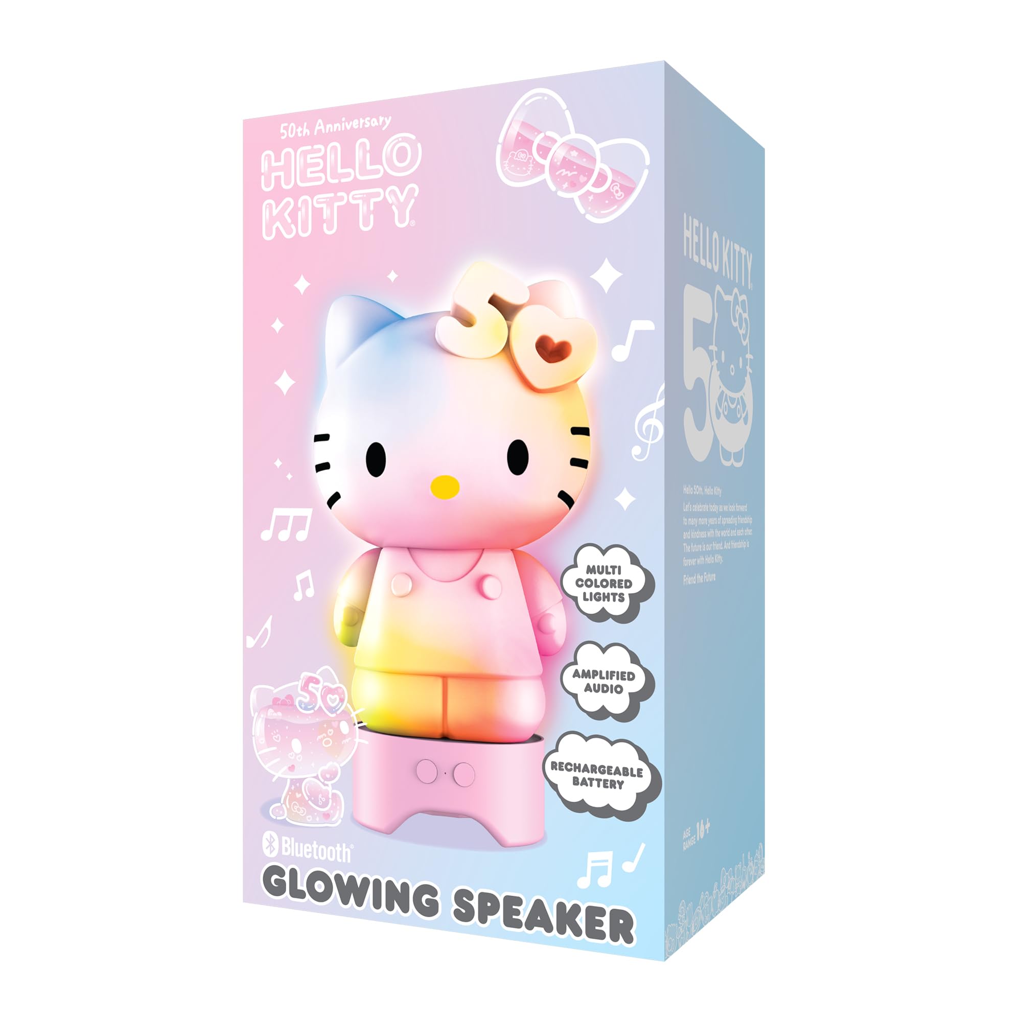 Amazon.com: Hello Kitty 50th Anniversary Bluetooth Glowing Speaker