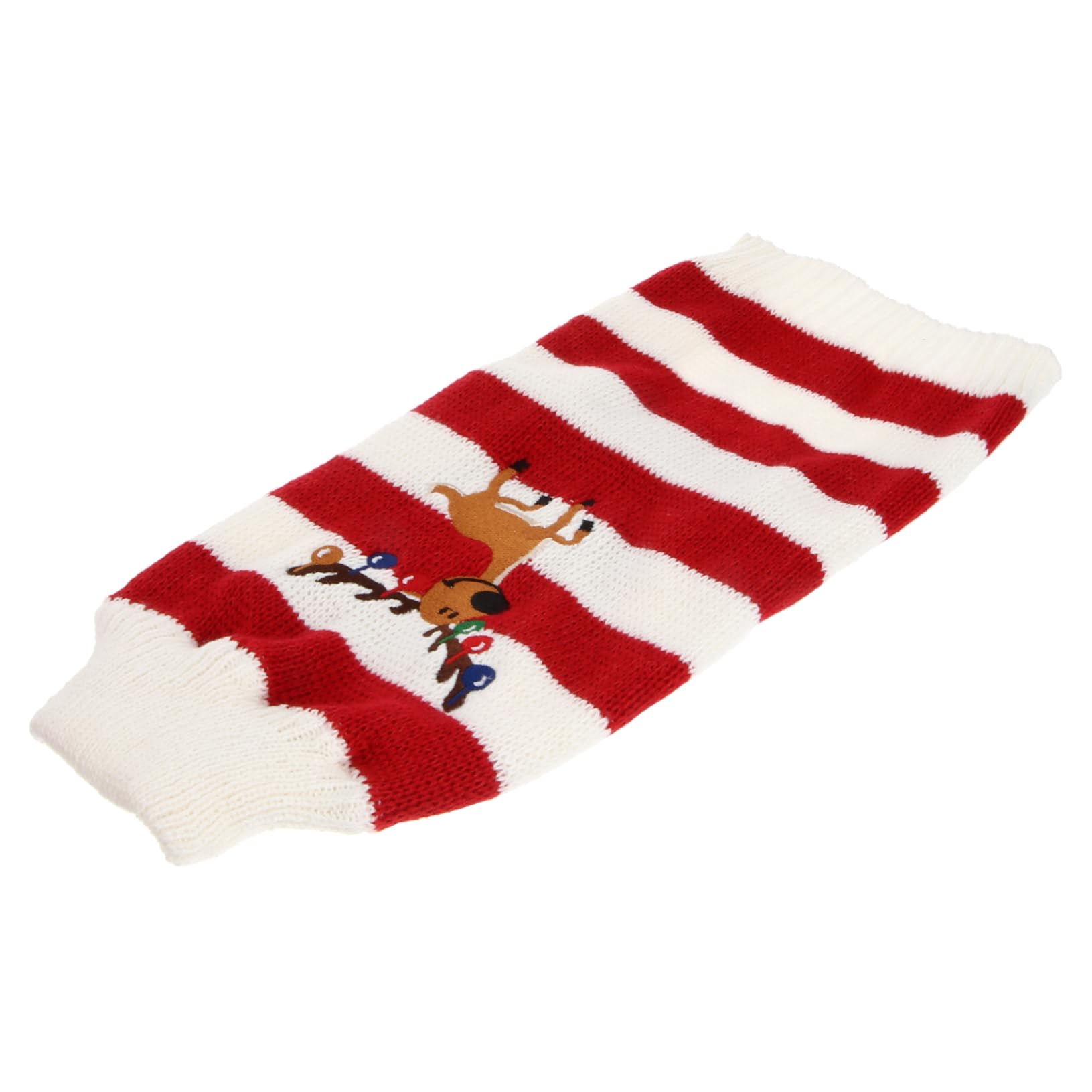 BESPORTBLE Roter Hundepullover aus Acrylfasern mit Elchmuster Ärmelloses Design für Stilvolle Weihnachtsfeiern im Winter Gemütlicher Pullover für Mittelgroße Hunde