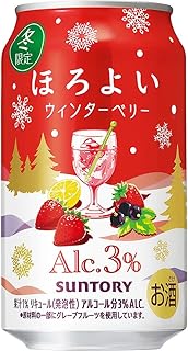 ほろよい ウィンターベリー 350ml 24本 【甘酸っぱく華やかないちごの味わい】 [サントリー チューハイ]