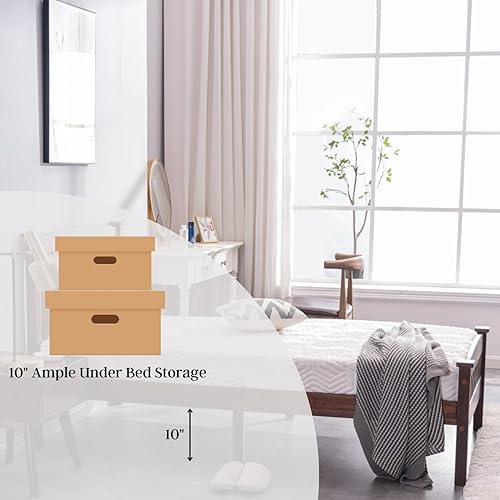 Miniatura 6 de AOCOROE Base de cama individual para niños y niñas, cama de plataforma de madera tamaño individual con cabecero, tabla de pie y listones, no