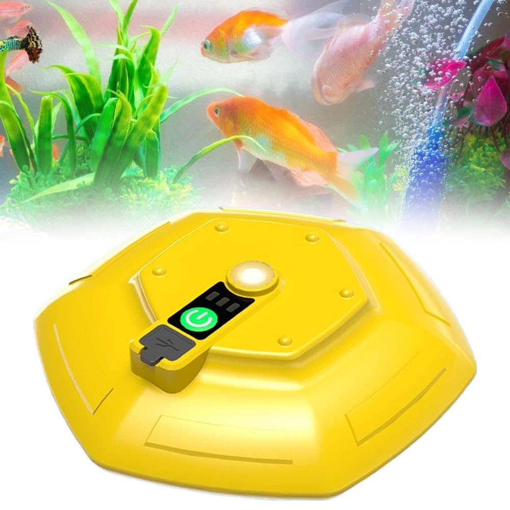 Floating Rechargeable Bait Bucket Aerator,2026 IPX7 Waterproof Ultra-Quiet Live Bait Bubbler,Rechargeable LiveBait Aerator Oxygen,for Fish Tank, BaitBucket, Fishing Trips Live BaitTransportation