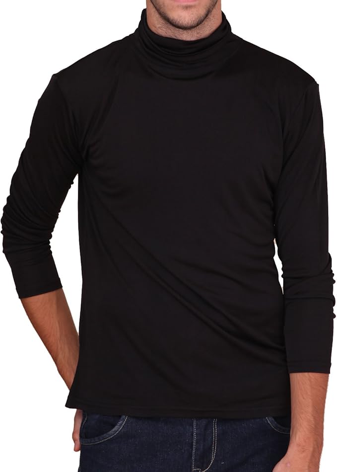 silk mock turtleneck