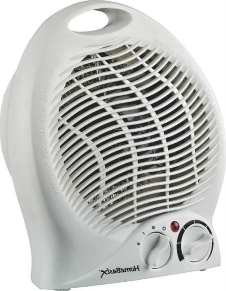 HOMEBASIX FH04 Compact Heater Fan, 750/1500-watt