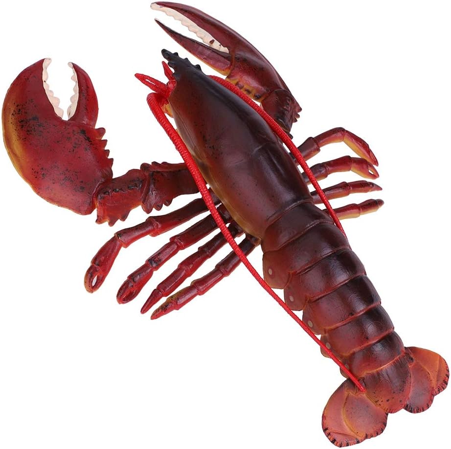 Plastic Lobster Decor, Durable Lobster Toy, High Simulation(Dark