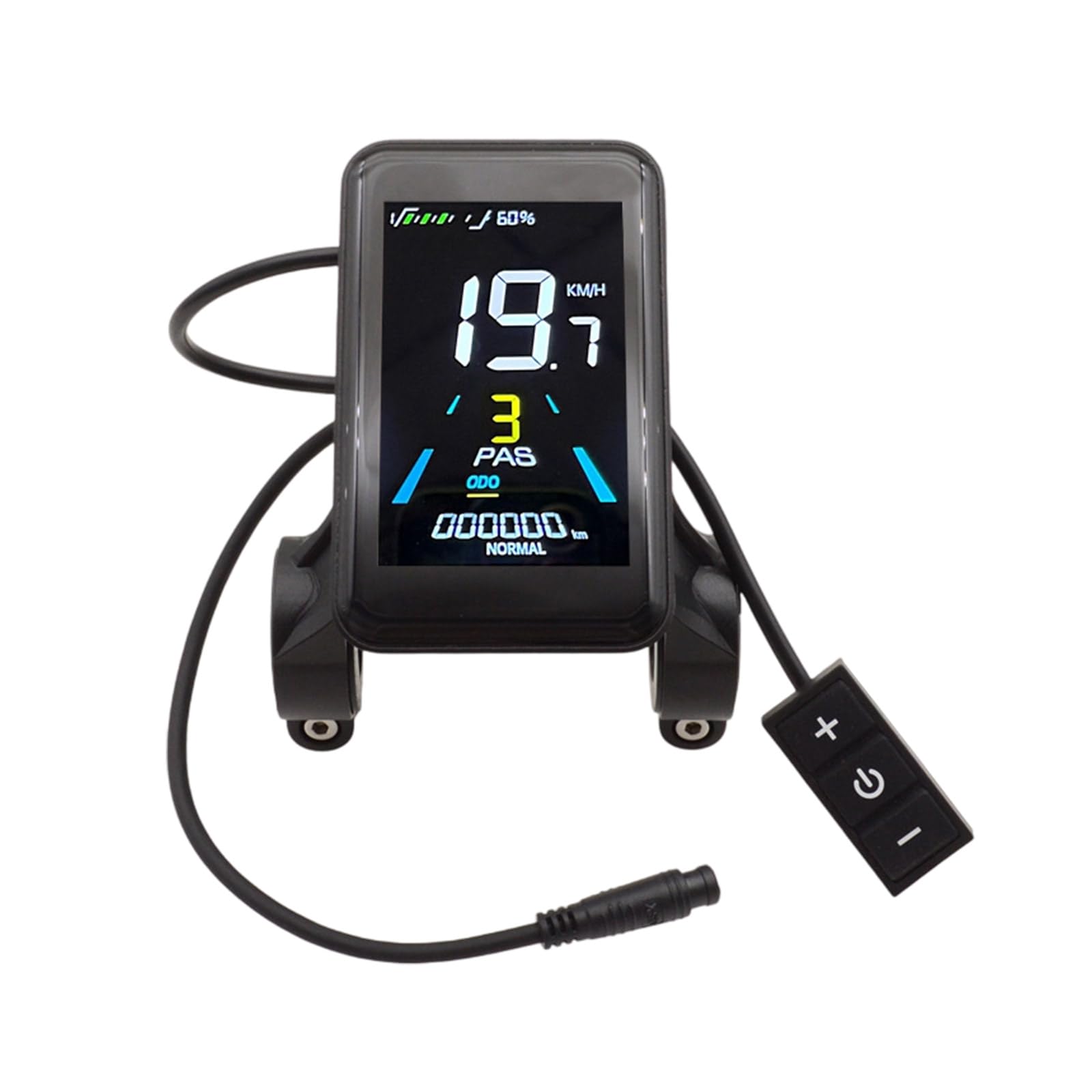 24V 36V 48V Bici Elettrica Display LCD 6Pin Display Colorato Connettore Impermeabile Spina per Dati Del Veicolo Antiurto Impermeabile