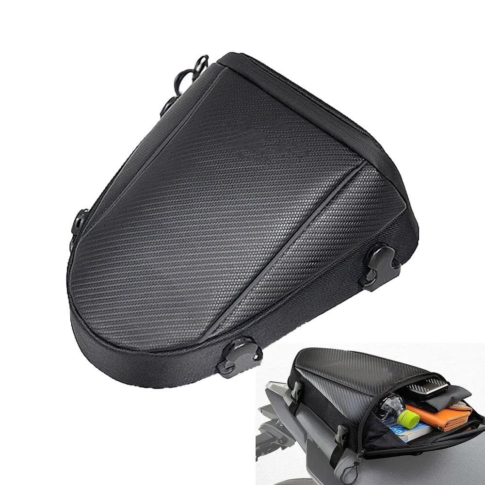 Bolsas de Cuero y alforjas Bolsas Traseras para Alforjas De Motocicleta Bolso De Hombro Impermeable con Juego De Correas De Gran Capacidad Bolsa alforja de Motor