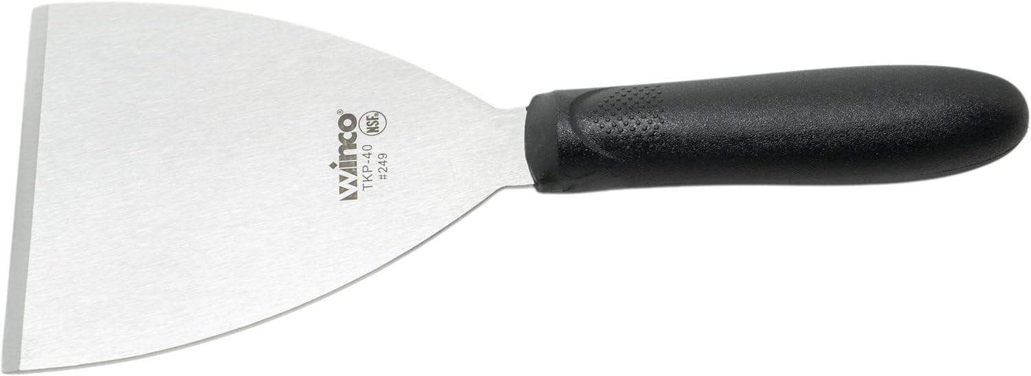 Winco Scraper, Black PP Hdl, 4-7/8" x 4" Blade