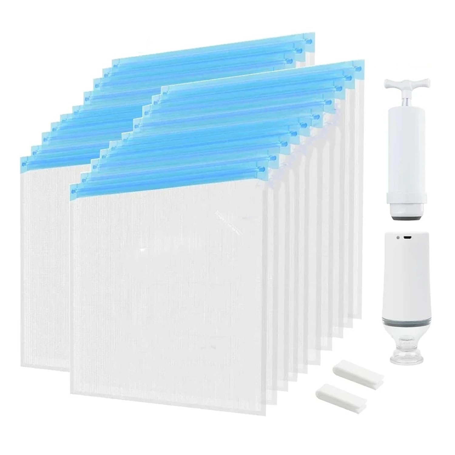 2-30 Bags Filament Storage Vacuum Bag 3D Printer PLA/ABS/PETG Dryer Safekeeping Humidity Parts(30 Bag 1 USB Pump)