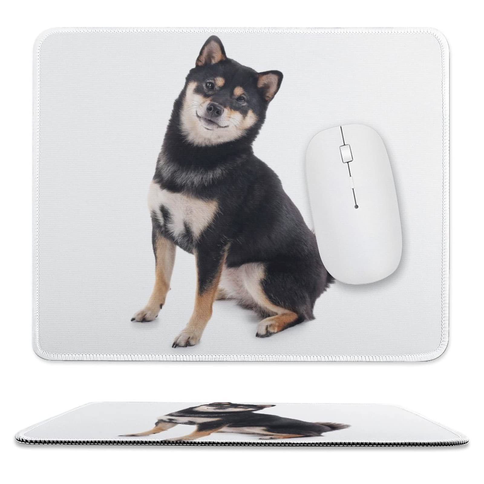 マウスパッド　滑り止め　マウス　犬 Amazon.co.jp: 柴犬 黒柴 可愛い ゲーミングマウスパッド 滑り止め