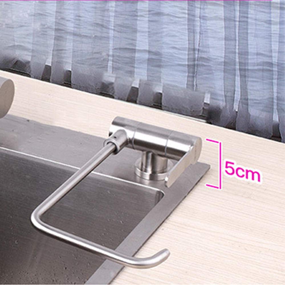 grifo cocina osmosis abatible, grifo puro, acero inoxidable 304, grifo abatible fregadero de cocina doméstico, plegable, cuello de cisne, 1/2 "o 1/4"-Grifo puro plegable - ángulo recto