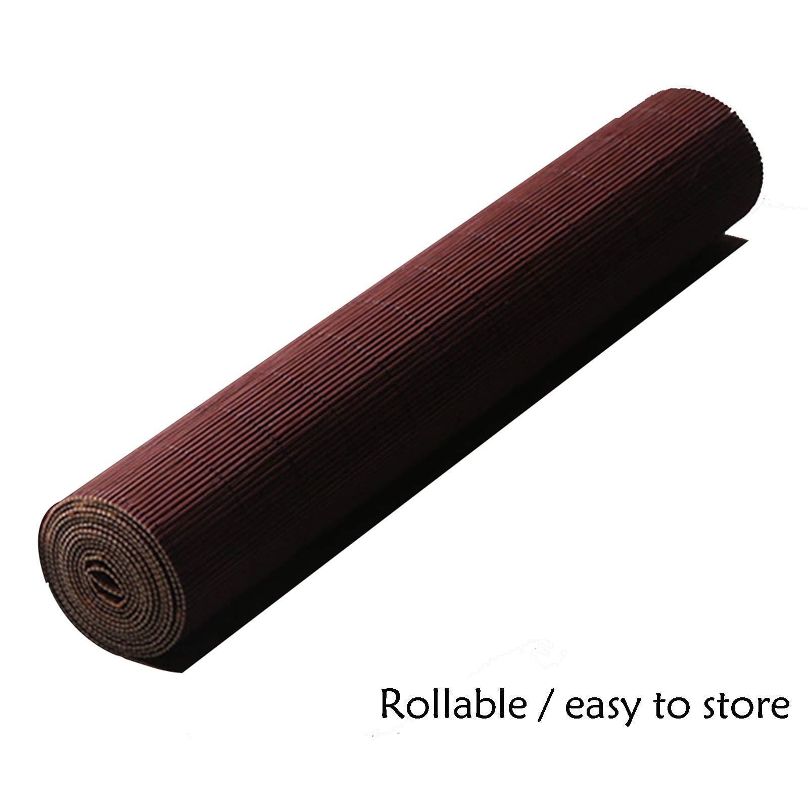 Runner per tavoli Runner Da Tavolo In Bambù Giapponese, Tovagliette Lavabili, Tovaglietta [antiscivolo] [resistente Al Calore] Per Tavolo Da Pranzo Per Uso Quotidiano, Colore Tè Nero(Size:30×90cm