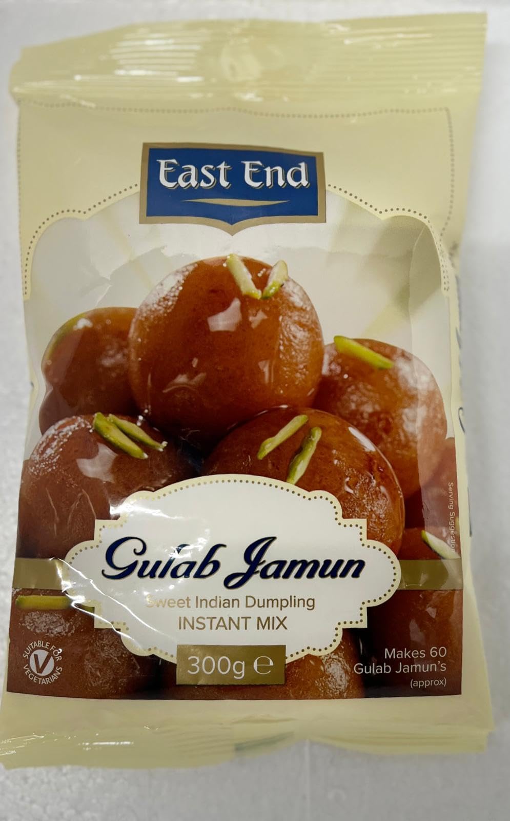 East End Gulab Jamun Sweet Indian Dumpling Instant Mix Suitable For Vegetarians Instant Gulab Jamun Mix Make 60 Gulab Jamun's Approximately 300G Pack Of 1