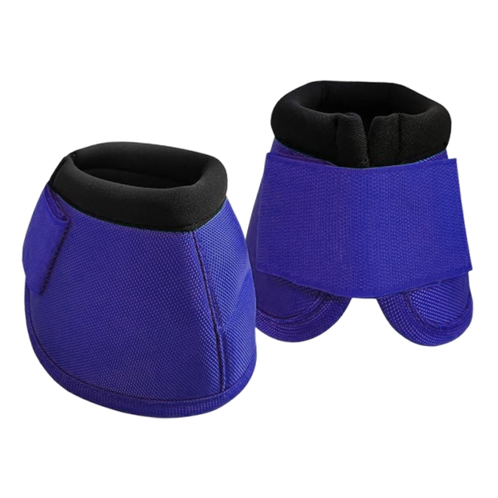 1 Par de Botas Campana Caballo Botas para Protección de Cascos Equinos Accesorio Antideslizante Seguro Material EVA Absorbente Adecuado para Entrenami