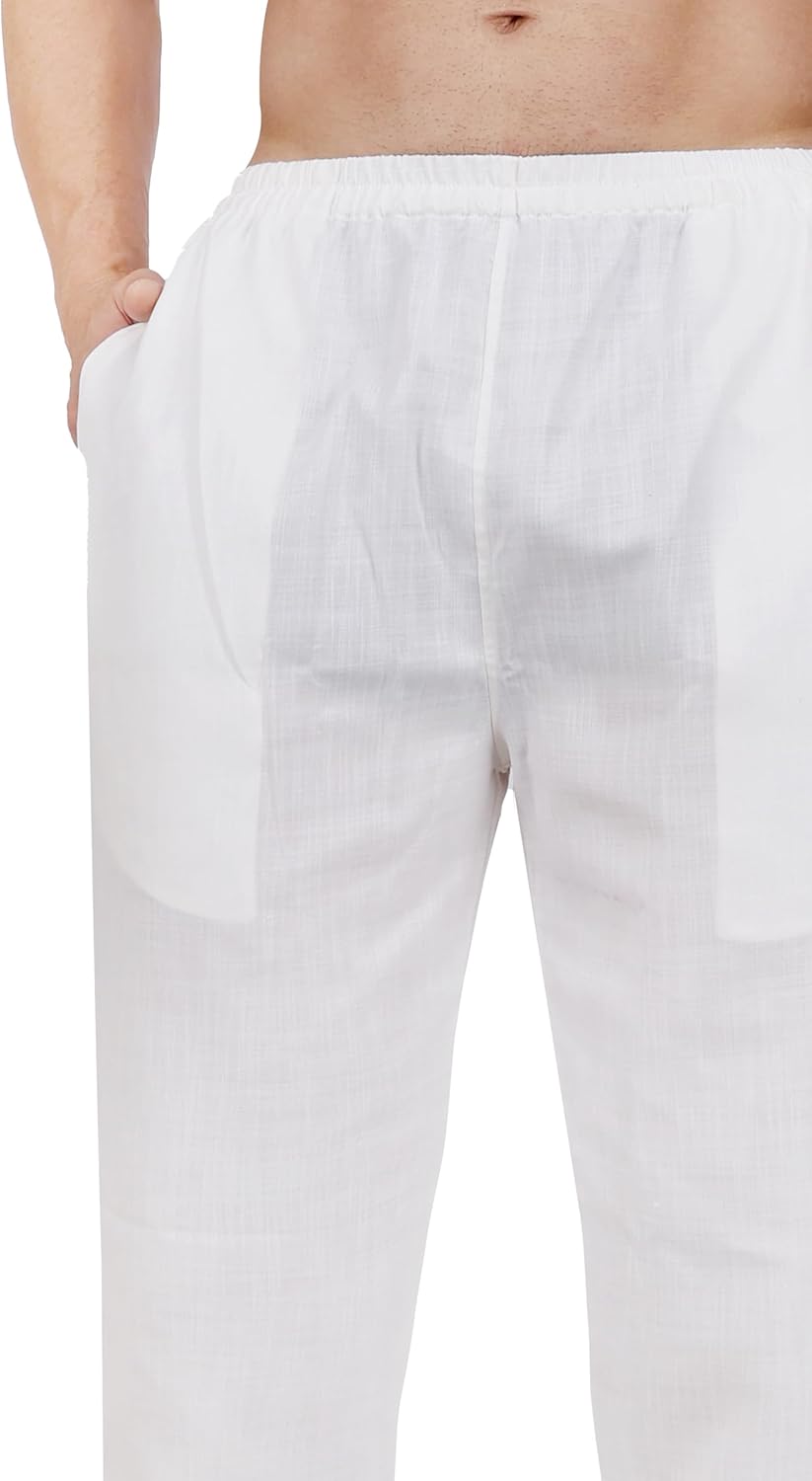 TRILOKI Mens Embroidered Sequined Kurta Pajama Set Rayon Ethnic Indian Traditional Wear - Image 5