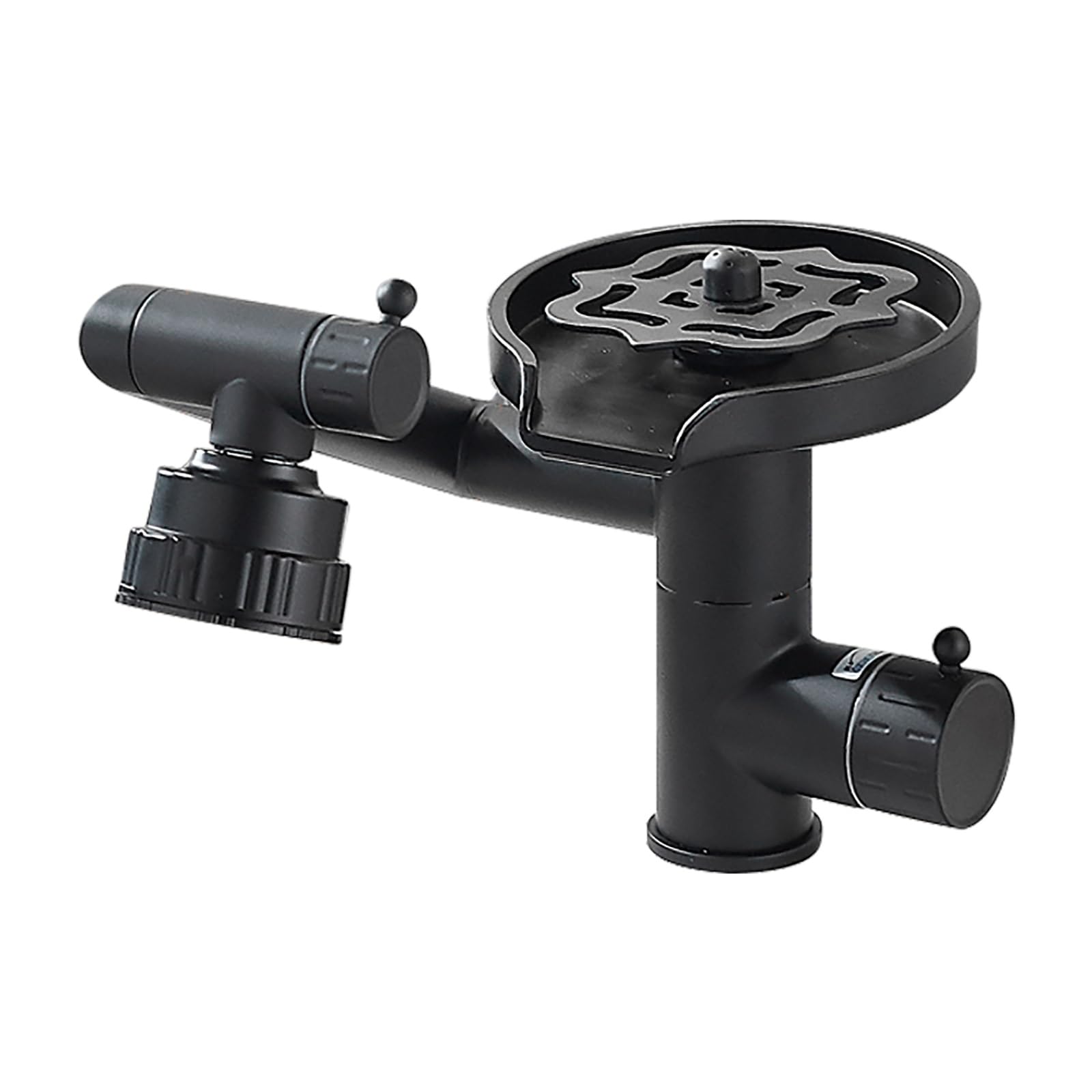 2-in-1 Sink Faucet with Glass Rinser, Rotating Tap, 4 Water Modes for Kitchen Use