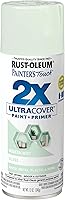 Vista 1 de Rust-Oleum Painter's Touch 2X Ultra Cover 329200 - Pintura en aerosol, 12 onzas, color menta moderna brillante