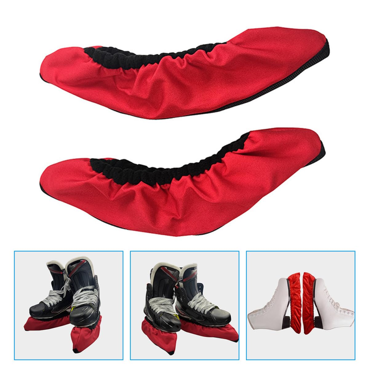 BESPORTBLE Lot De 3 Paires De Protège-Patins À roulettes Faciles À Installer
