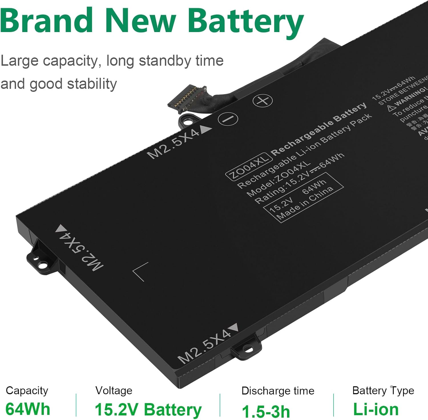 Fancy Buying ZO04XL HSTNN-KB6W Laptop Battery for HP ZBook Studio G3 G4 Mobile Workstation ZO04 ZO06 ZO06XL 808396-421 808450-001 808450-002 HSTNN-CS8C HSTNN-C88C HSTNN-LB6W