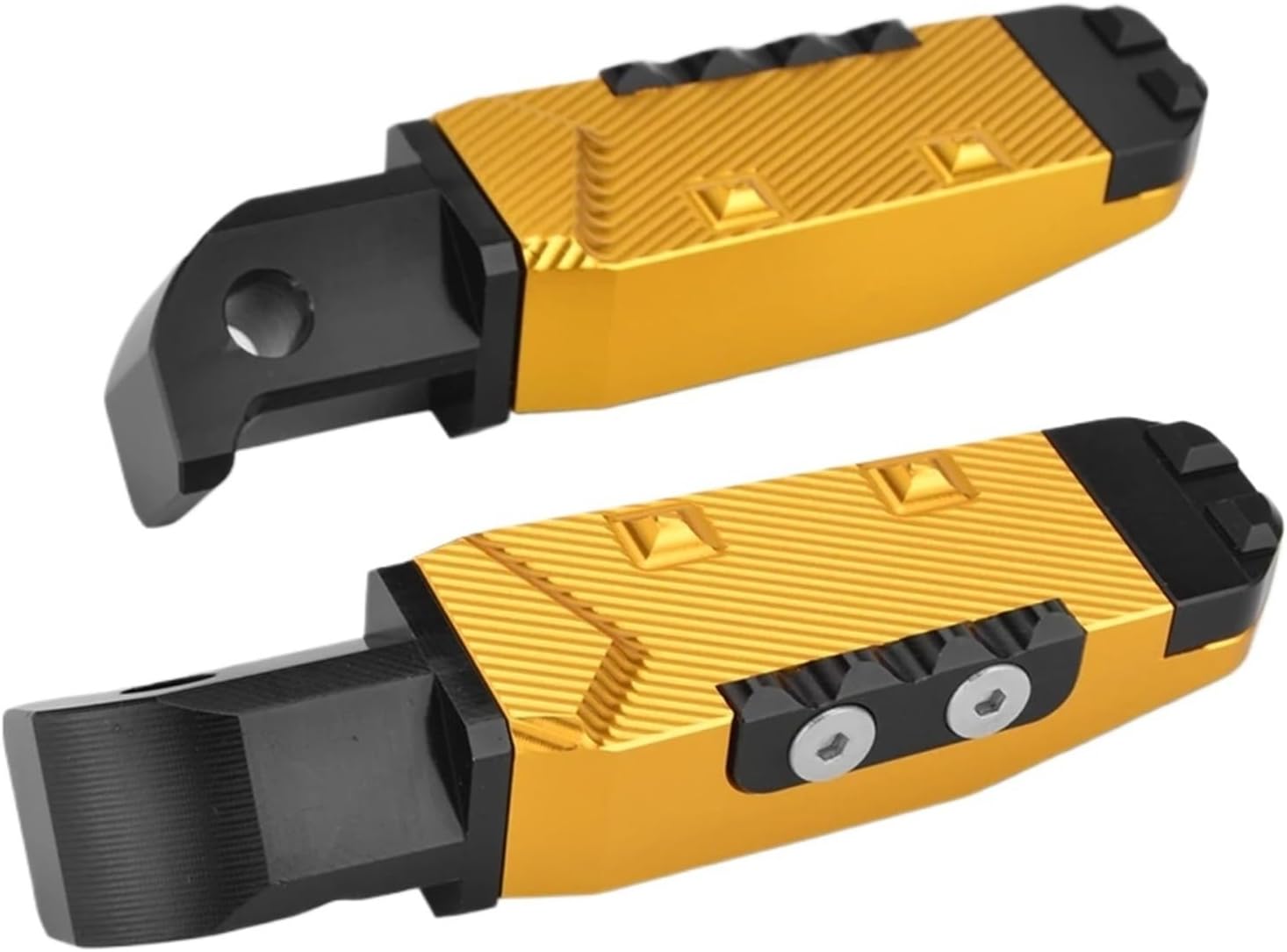 Compatible for Yamaha Front Rear Foot Pegs Rider Passenger Pedal for MT07 MT09 XSR700 XSR900 XJ6 FZ6(H(Rear))